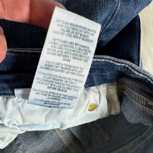 Joe's Jeans Hi (Rise)Honey Hight rise Curvy Boot Cut Ripped Raw Hem Jeans Sz  28 - Picture 5 of 11